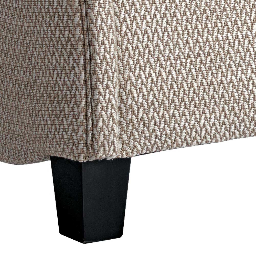 Wohnzimmersessel in Beige Strukturstoff - Rudolf