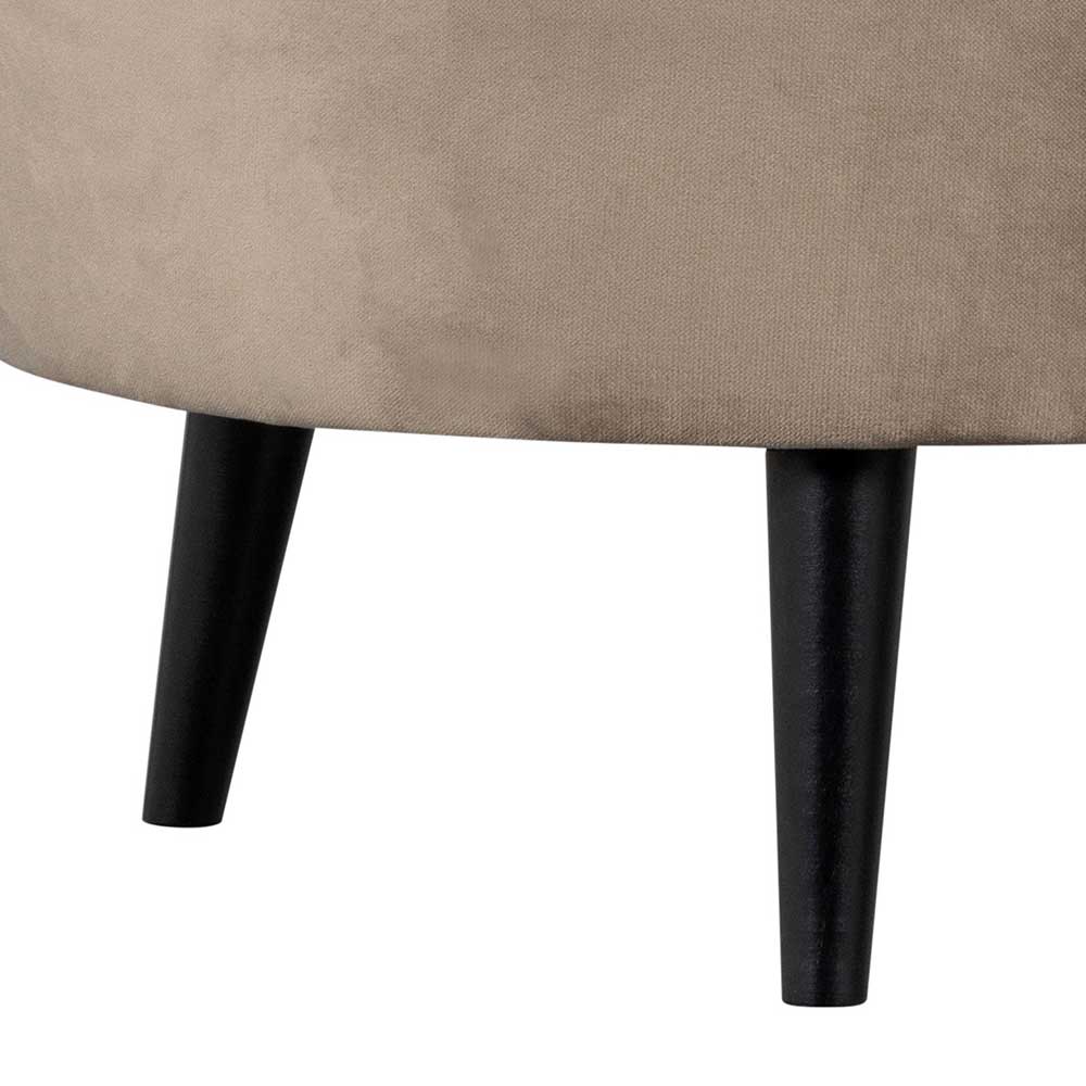 Retro Lounge-Sessel in Khaki Samit - Griffina