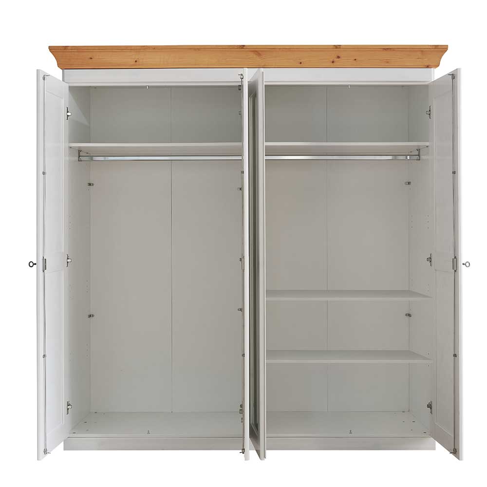 Modern Country Kleiderschrank 4-türig - Oradea