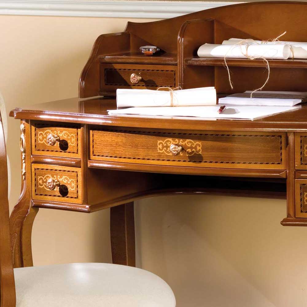 Barock Arbeitszimmer Möbel Natale mit Schreibtisch (zweiteilig)