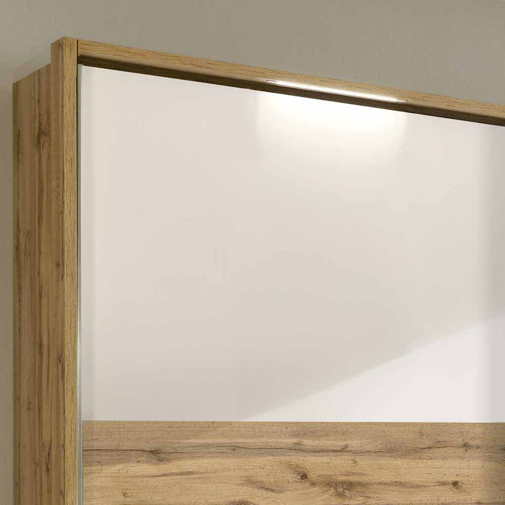 Kleiderschrank Neriman mit Schwebetüren 267cm breit