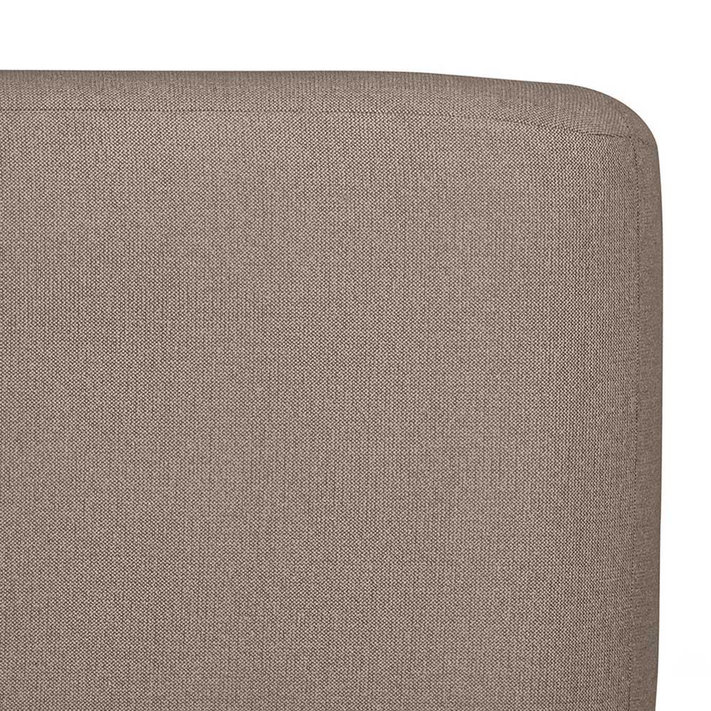 Skandi Wohnzimmercouch in Hellbraun - Blooming