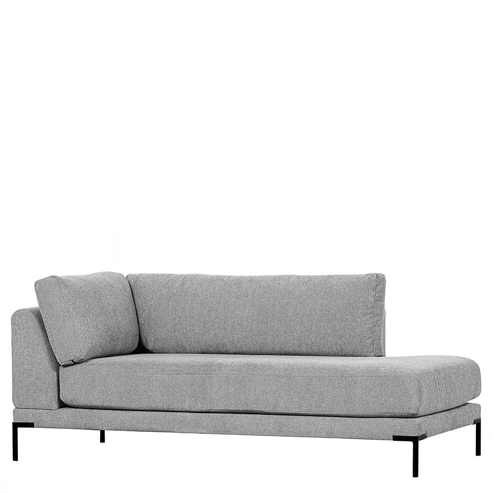 Modulares Sofa Lounge links in Hellgrau - Horedion