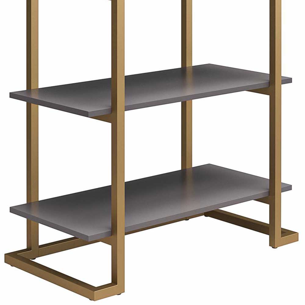 Design Regal in Grau und Messing - Woman