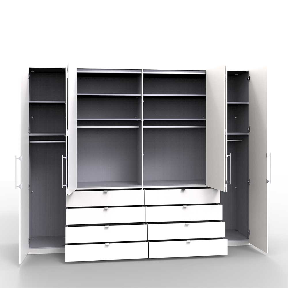 307x240x58 Schlafzimmerschrank mit Falttüren - Audra