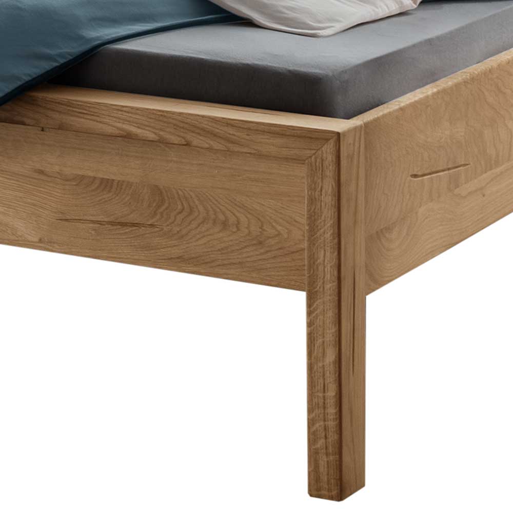Wildeiche Bettgestell in 140x200 cm - Martinez