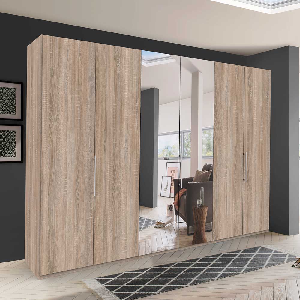 3-türiger Falttüren-Schlafzimmerschrank 300cm - Zayun