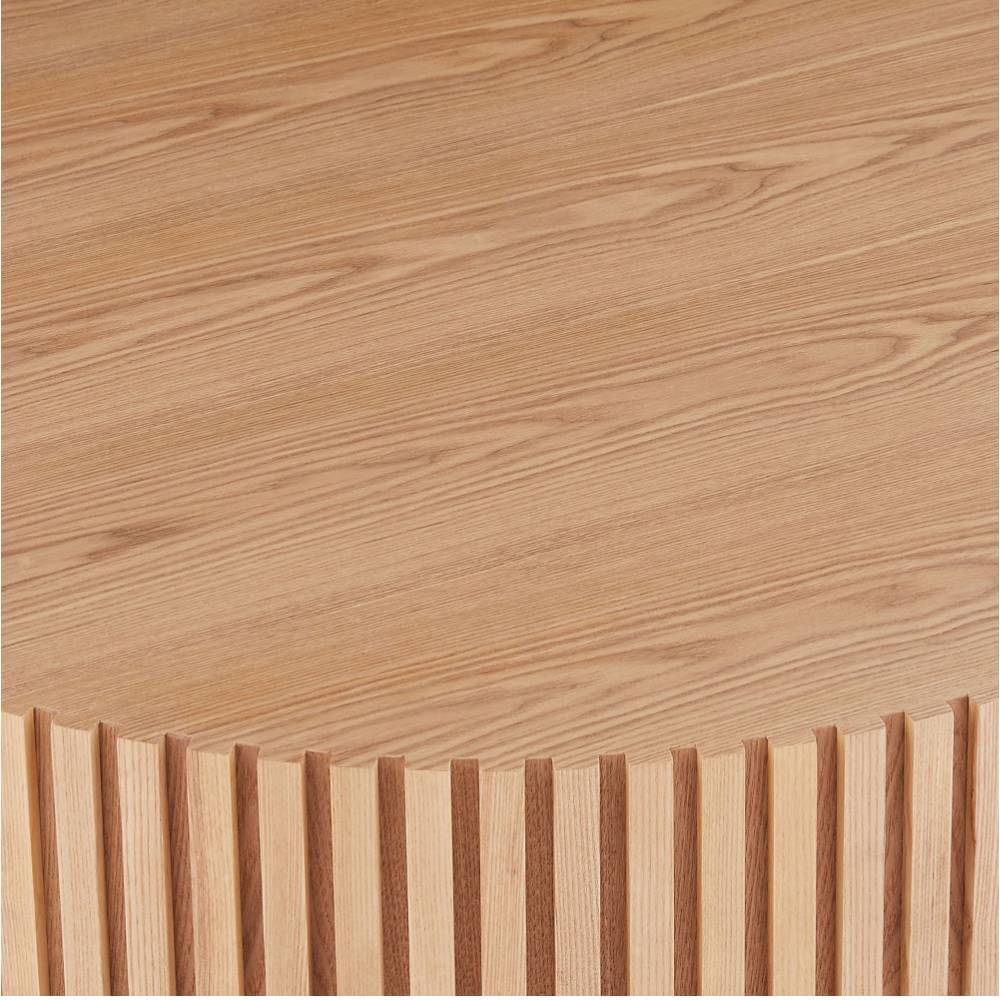Design Couchtisch in Esche Natur Furnier - Cino