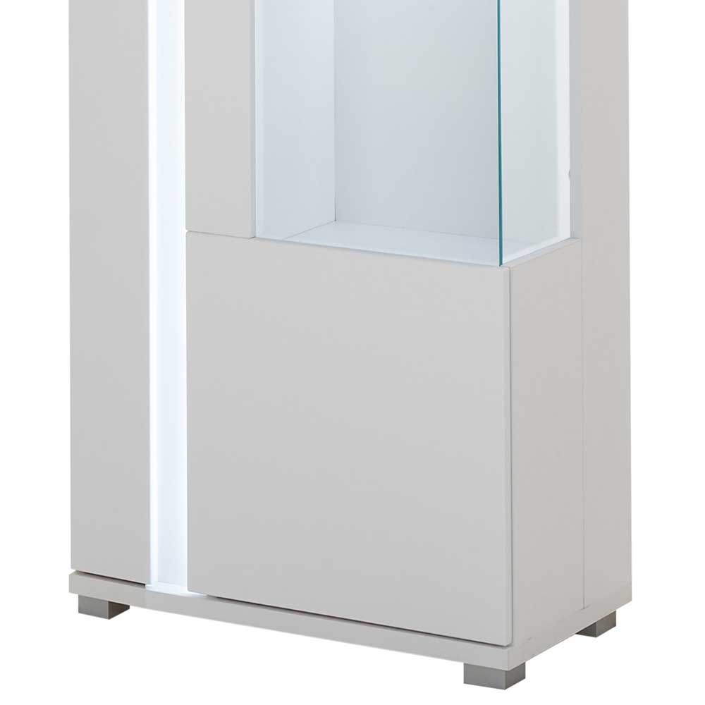 Wohnzimmer Schrank & Regal Set in Weiß - Tirol (vierteilig)