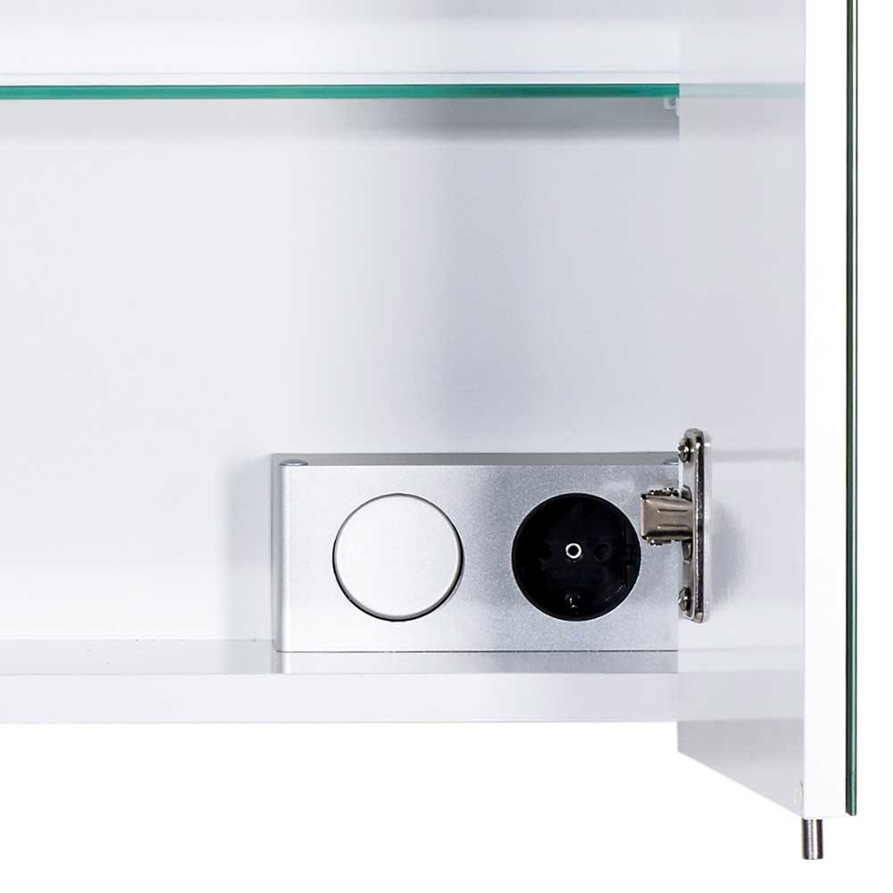 Badezimmer Spiegelschrank mit zwei Türen & LED - Bagaci