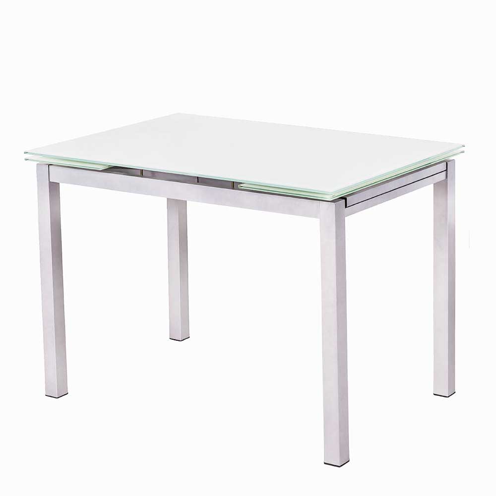 Verlängerbarer Tisch Belfast in Glas