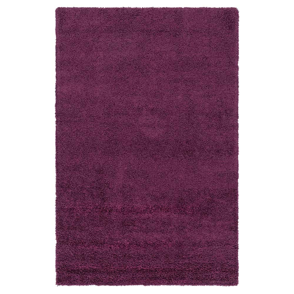 Hochflor Teppich oder Läufer in Violett - Zelio