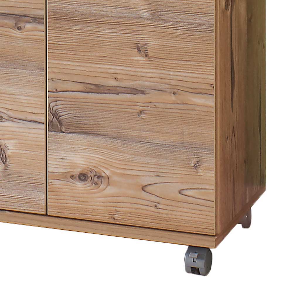 Bad Unterbeckenschrank in Holz Optik - Dilvonda
