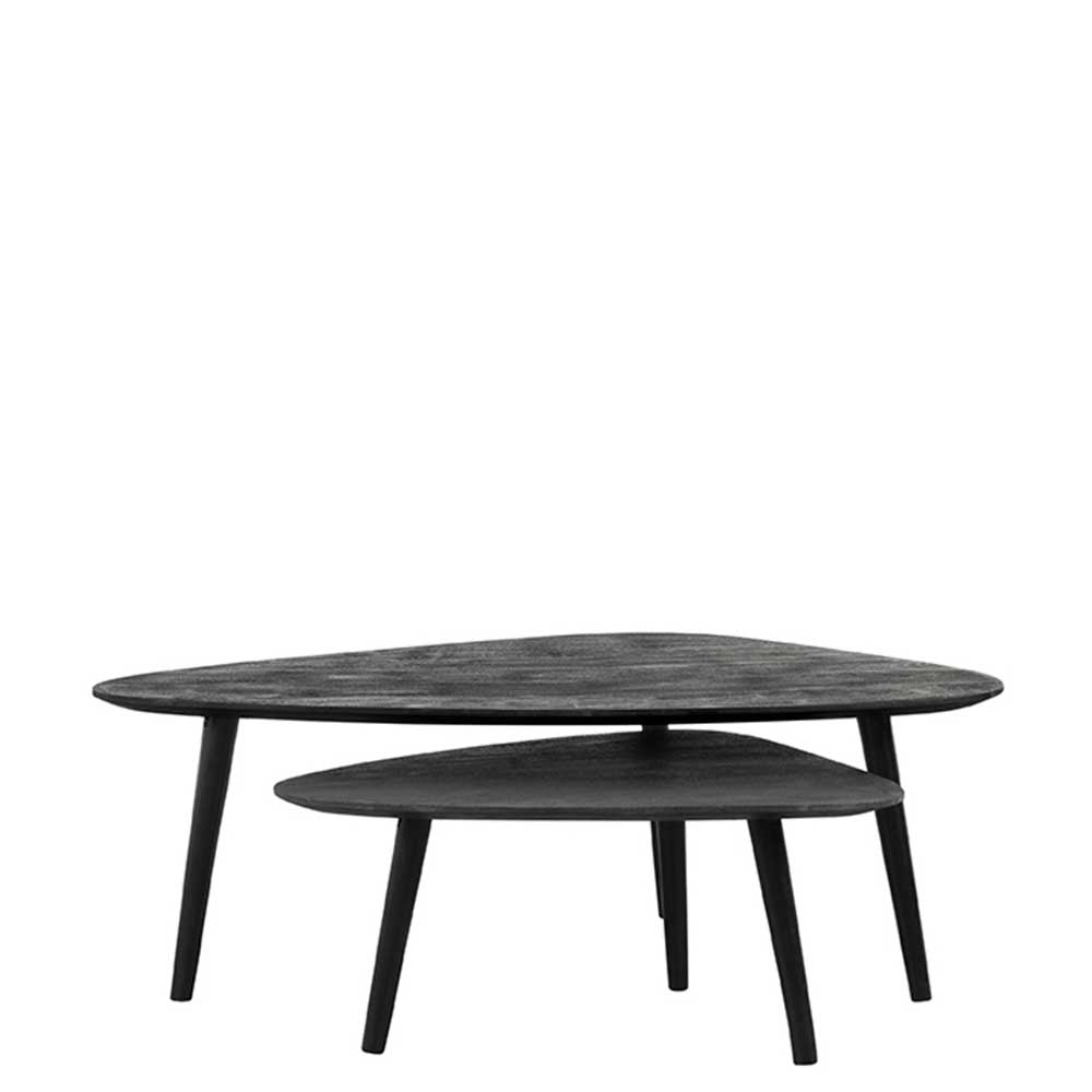 Sofatisch Duo in Schwarz - Cacassa (zweiteilig)