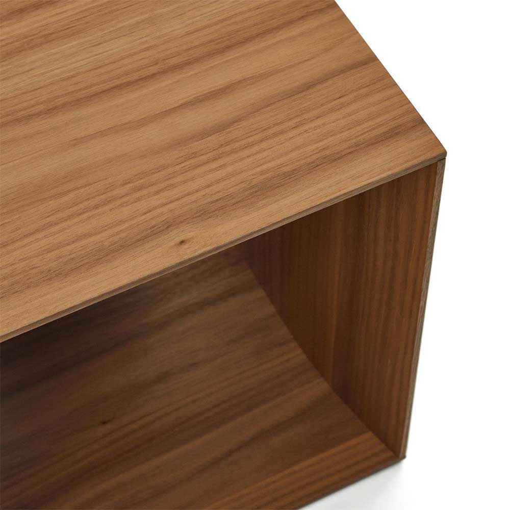 Regal Modul Kombi in Nussbaum - Ovarion (sechsteilig)