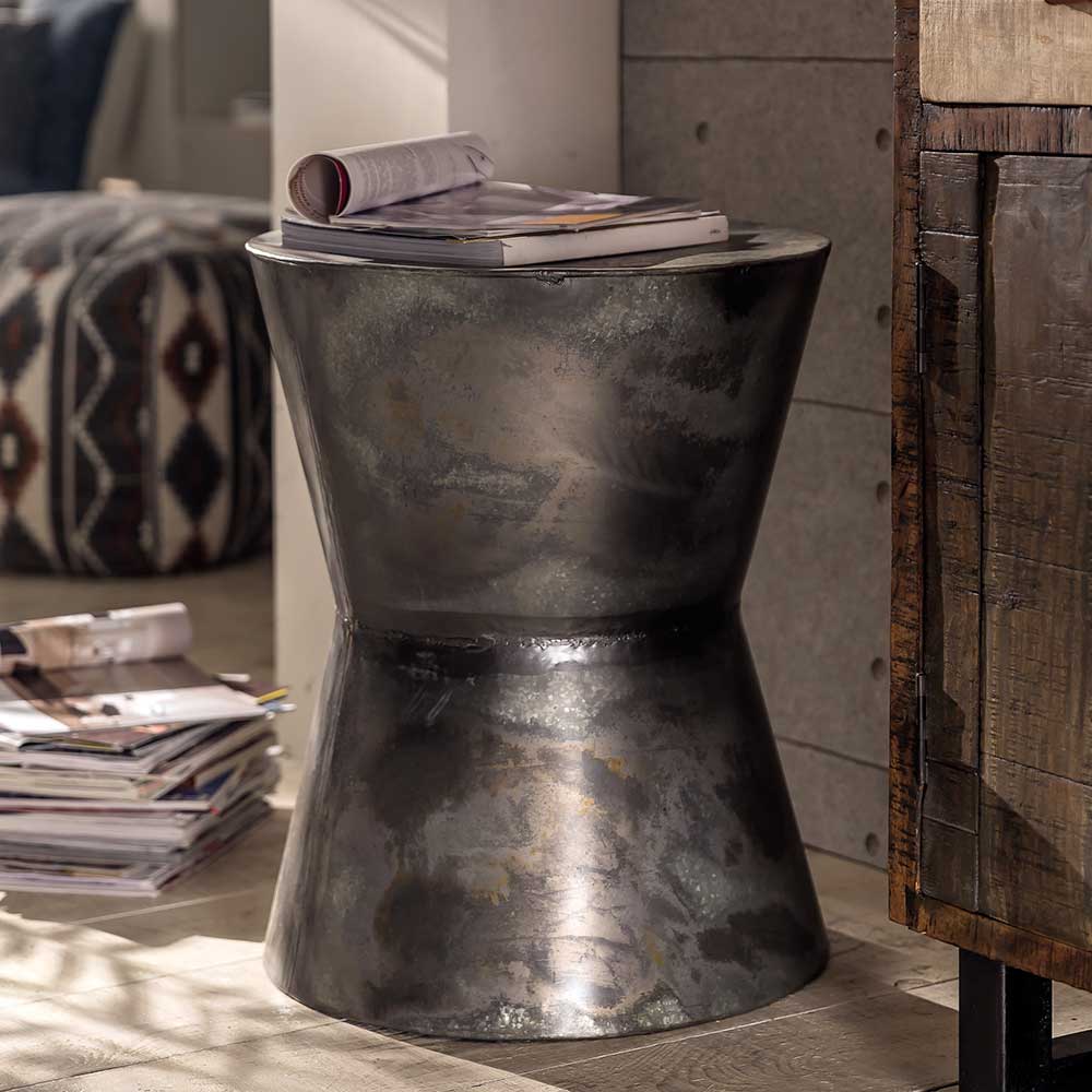 Beistelltisch aus Eisen mit Antik Finish - Altamira