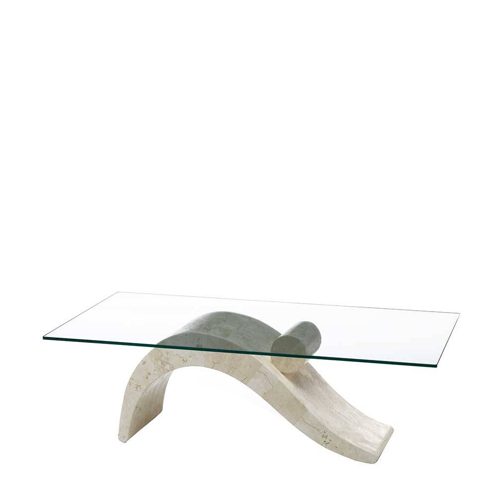 Design Couchtisch Astra aus Stein