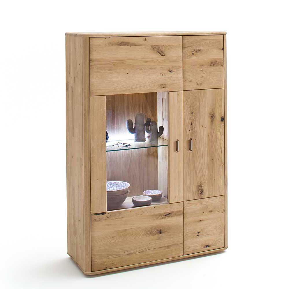 Balkeneiche Highboard 2-türig - Destal