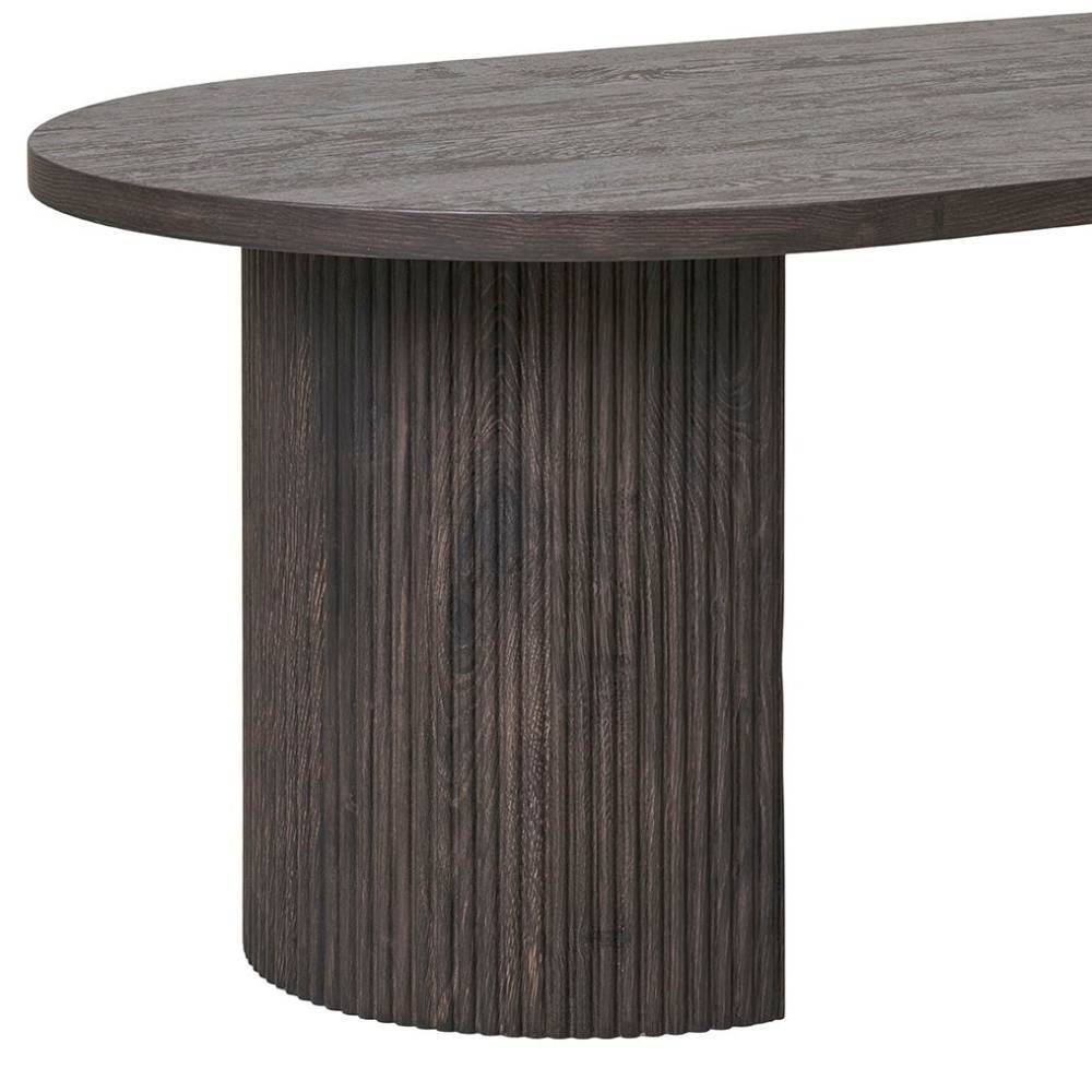 Scandi Wohnzimmertisch in Dunkelbraun Holzoptik - Nirameso