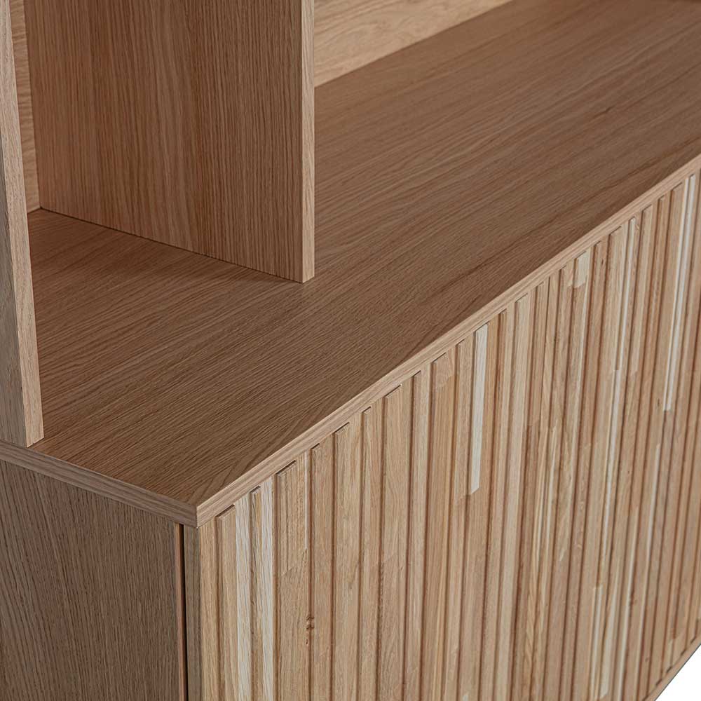 Wohnzimmerschrank mit 4 Türen & 7 Fächern - Cegrada