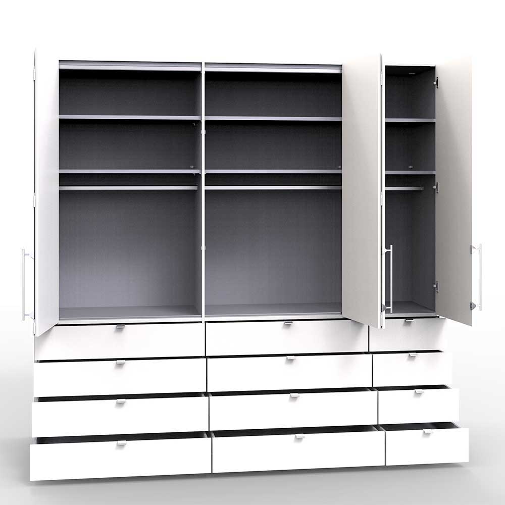 Hoher Kleiderschrank foliert - Crenba
