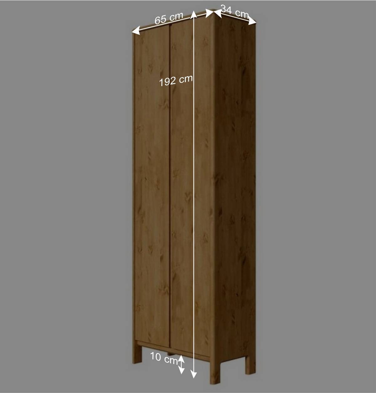 Dielenschrank & Spiegel & Lowboard - Etvina (dreiteilig)
