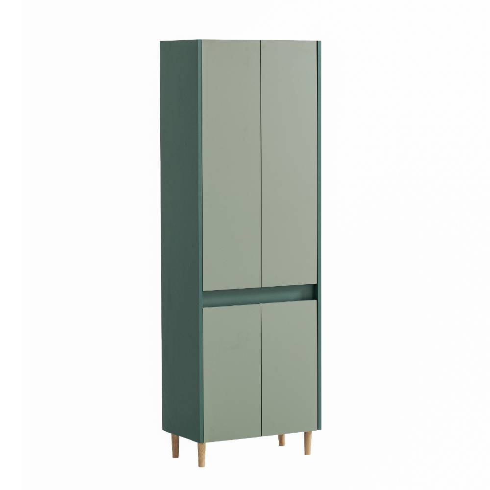 Badschrank in Dunkelgrün und Graugrün - Lictona