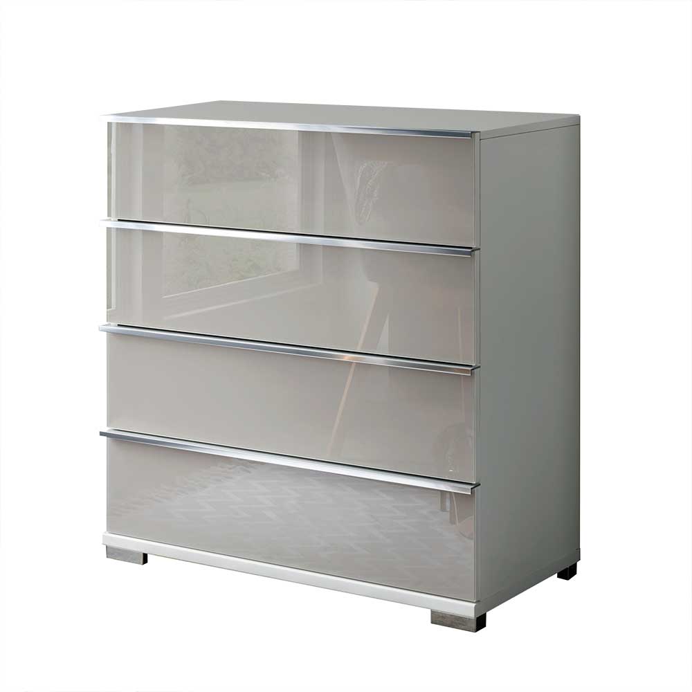 Moderne Schubladen-Kommode mit Glas Front - Nucina