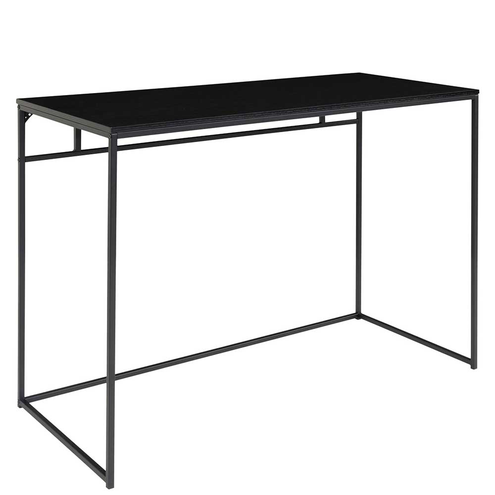 Kleiner Schreibtisch in Schwarz 100x45 - Fiorda