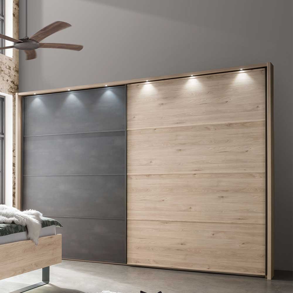 Topp Schlafzimmerschrank mit zwei Schwebetüren - Licruva