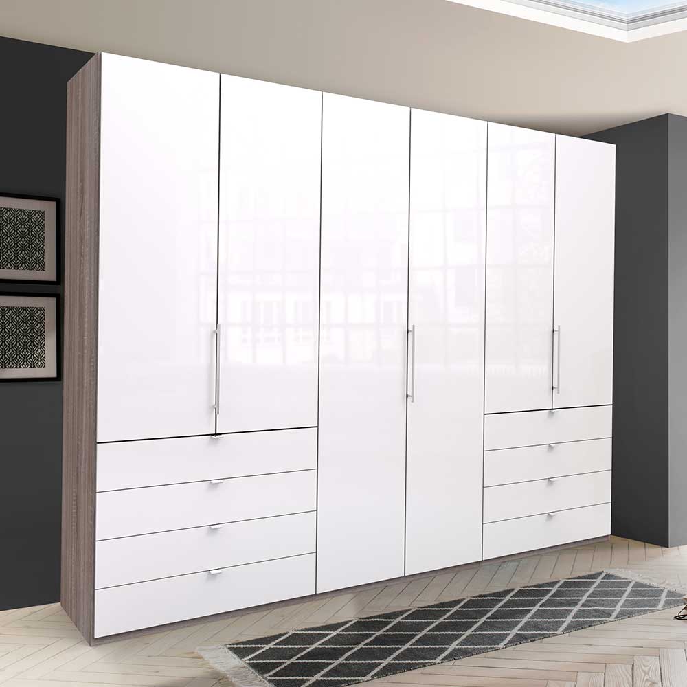 Großer Schlafzimmer Kombi-Schrank Made in Germany - Empresian