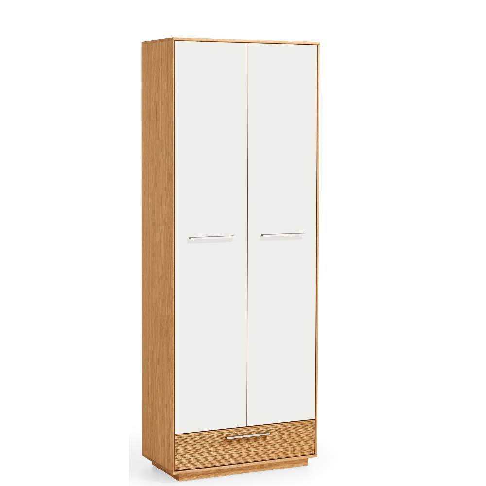 Schuhschrank in Weiß und Eiche Bianco - Didesco