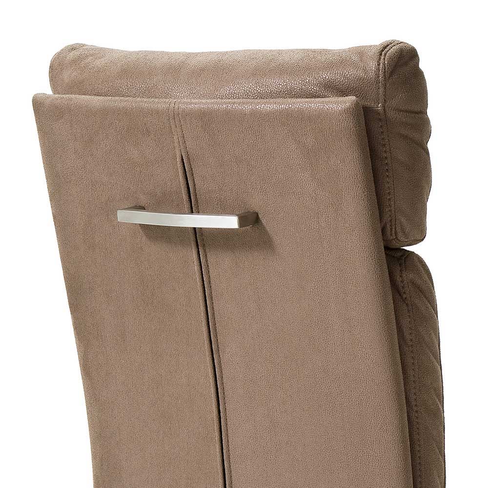 Design Freischwinger Ardin in Beige (2er Set)