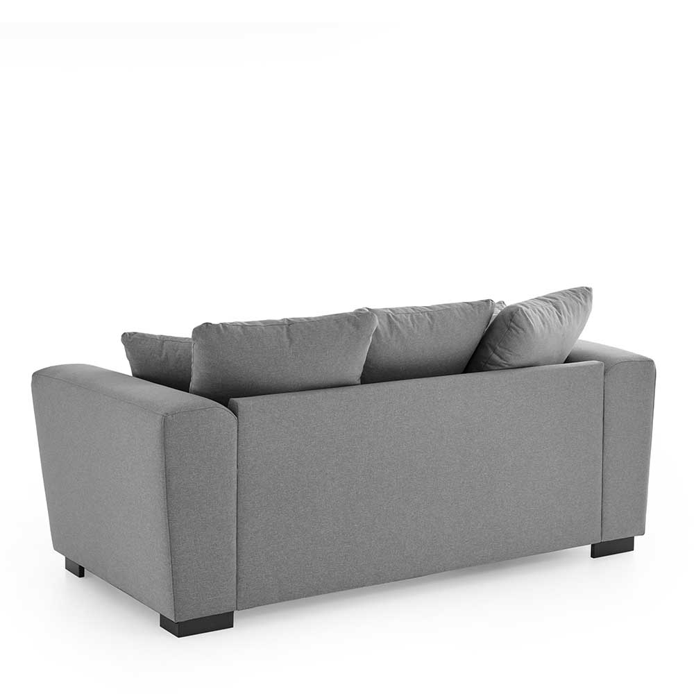 2-Sitzer Couch in Grau Webstoff - Krista