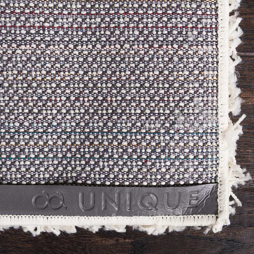 Teppich in Cremeweiß Hochflor - Ranica