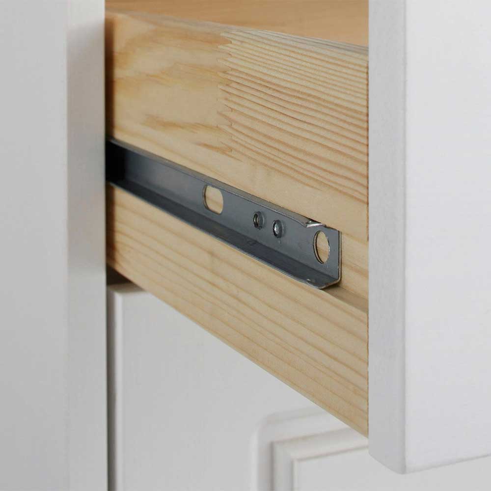 Weiße Flurmöbel im Landhausstil - Vesrav (dreiteilig)