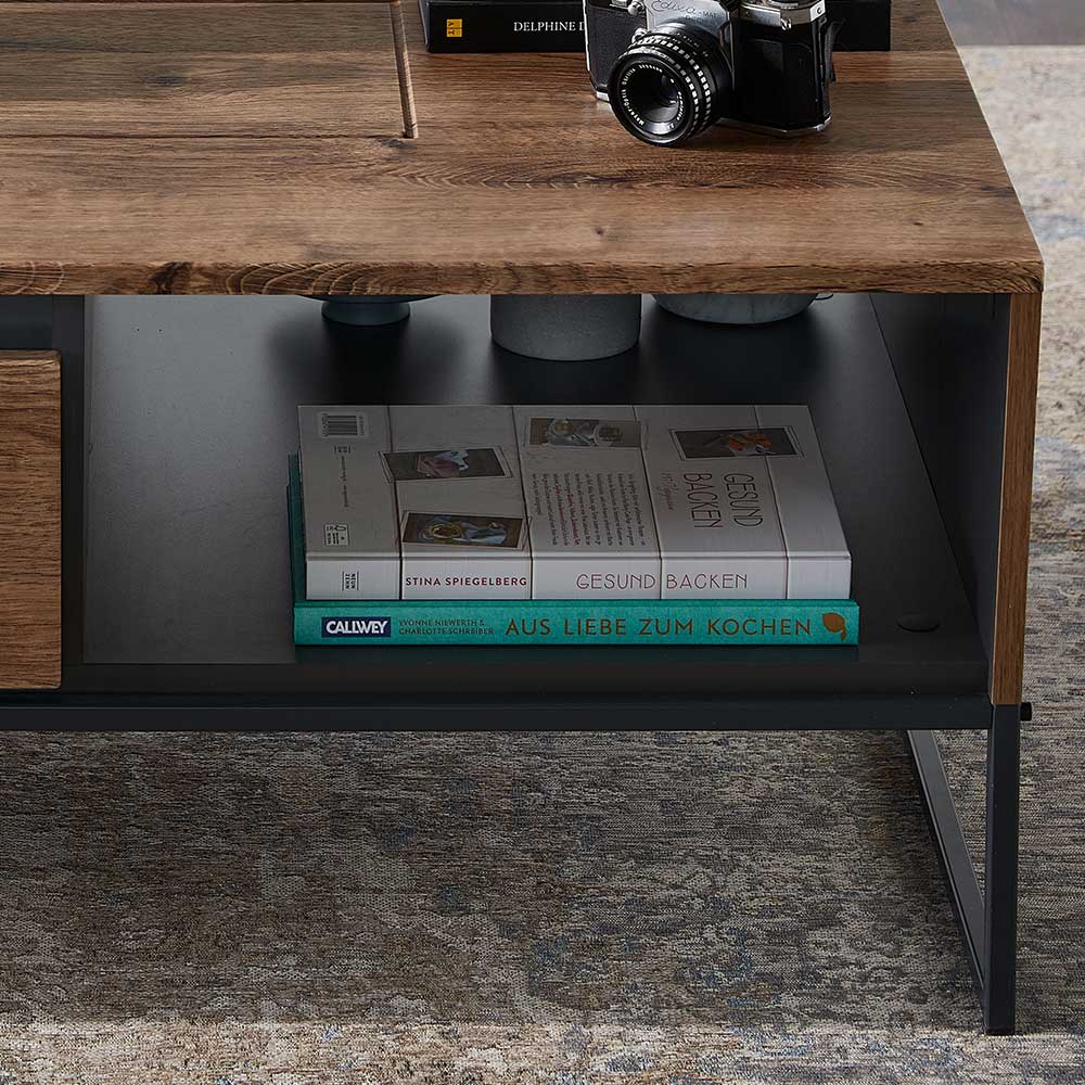 115x65 Wohnzimmer Tisch mit einer Schublade - Xindus