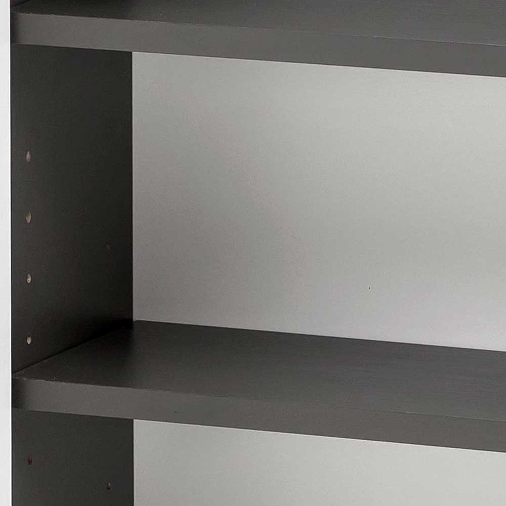 Günstiger Hängeschrank in Dunkelgrau - Cathyl