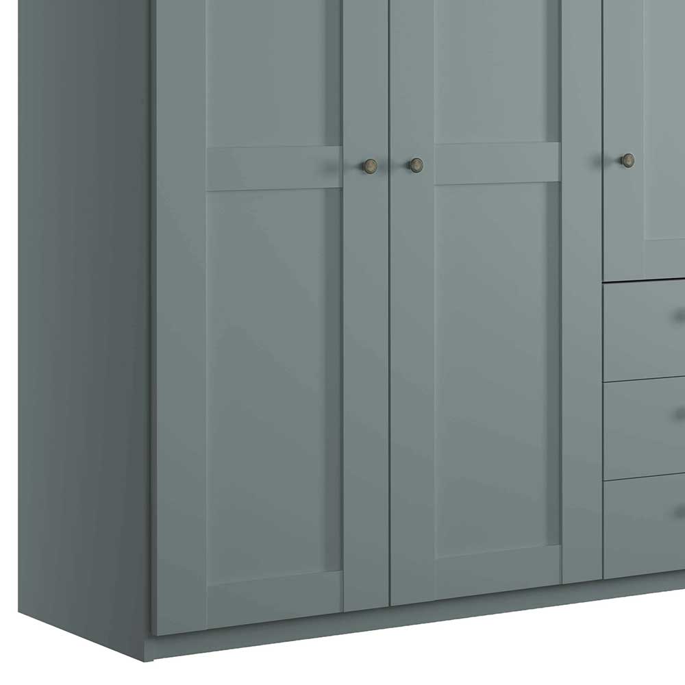 Schlafzimmer Kleiderschrank in Graugrün - Rajavo