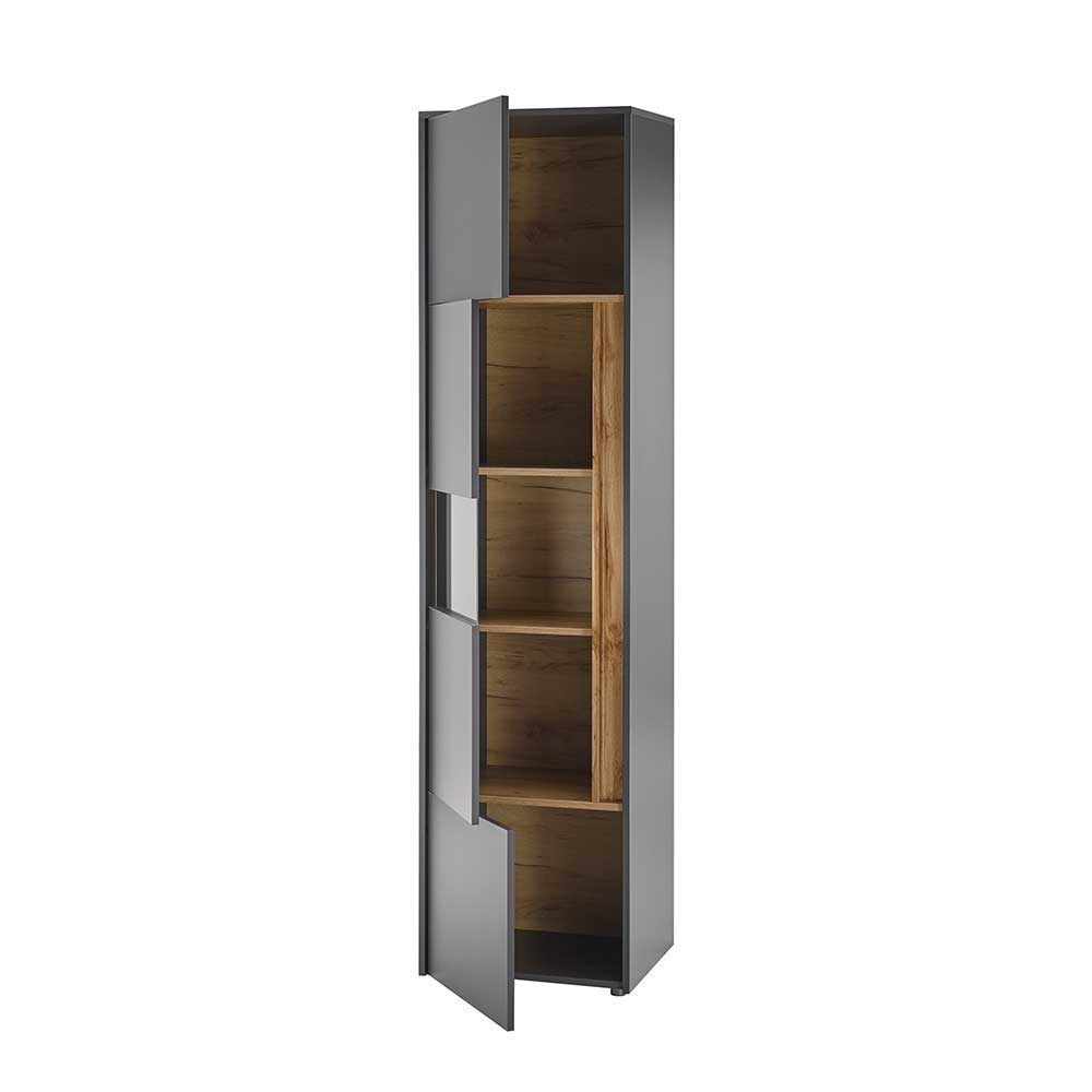 Preiswerte Anbauwand modern - Ahilav (vierteilig)