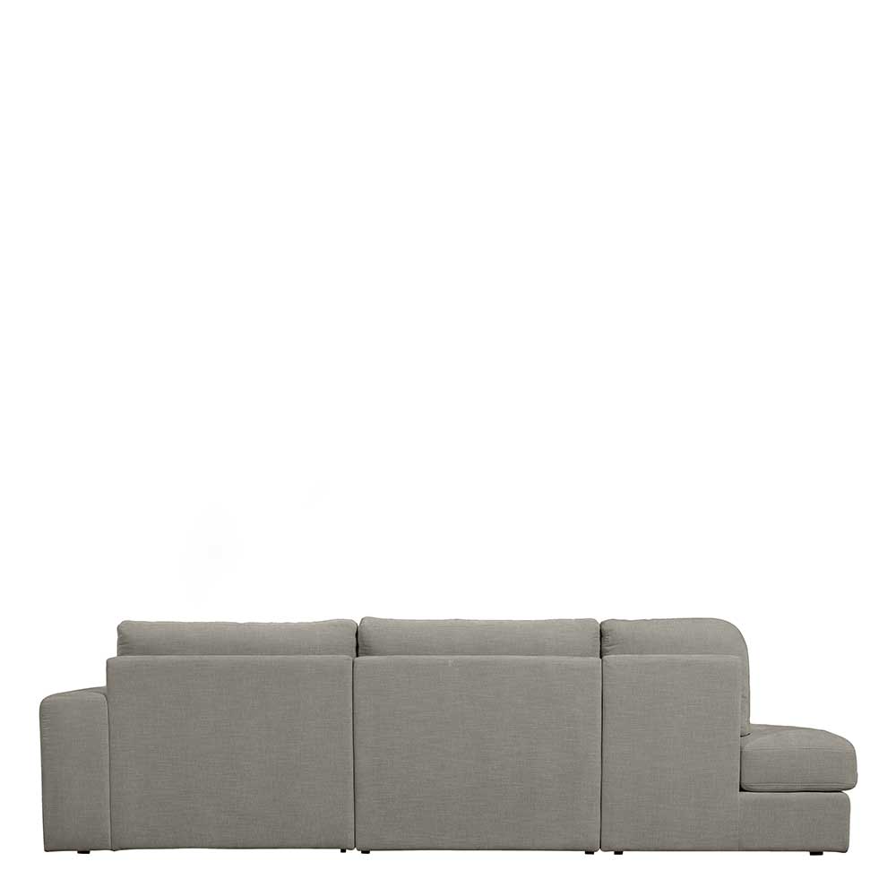 Graues Stoffsofa mit Armlehne rechts - Gregg