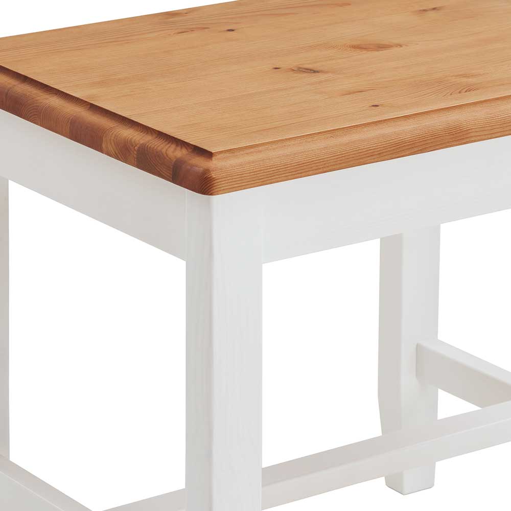 Massivholz Sitzhocker zweifarbig - Sibiuta