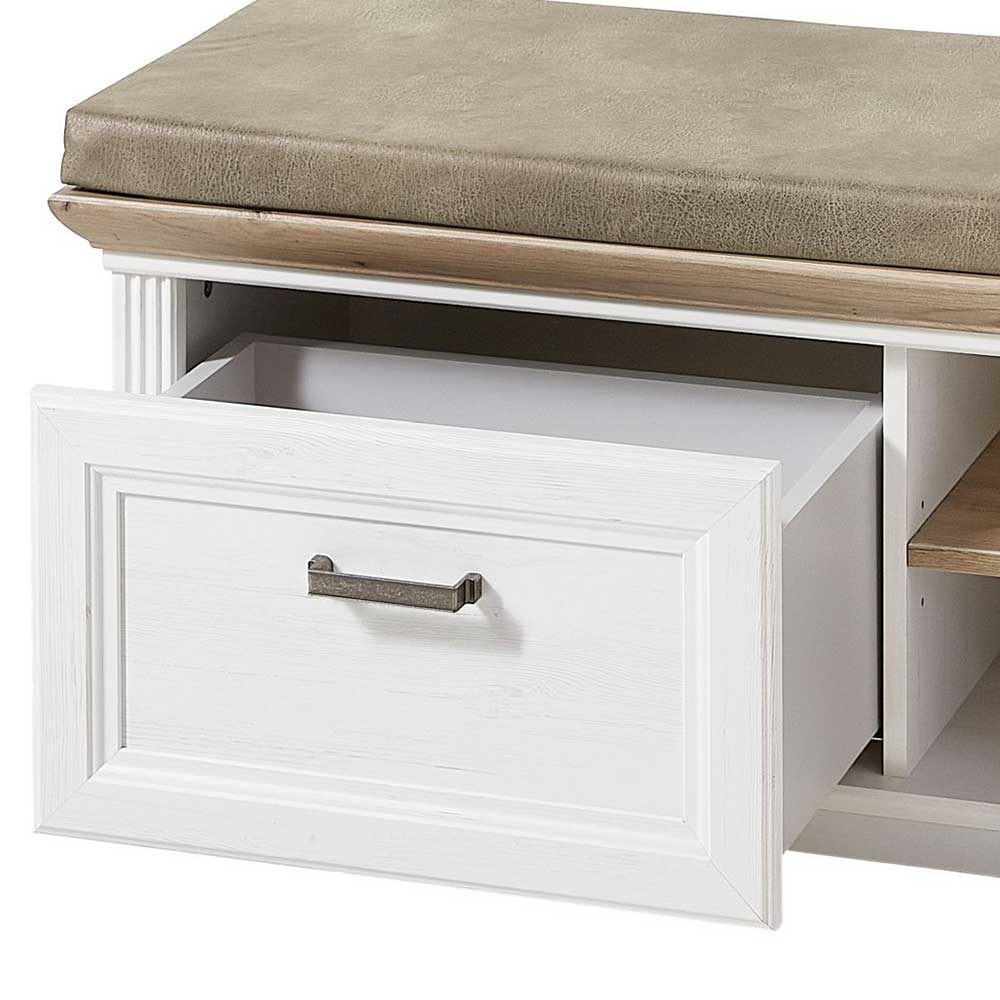 93x49x41 Dielenbank mit Stauraum - Nurelcas