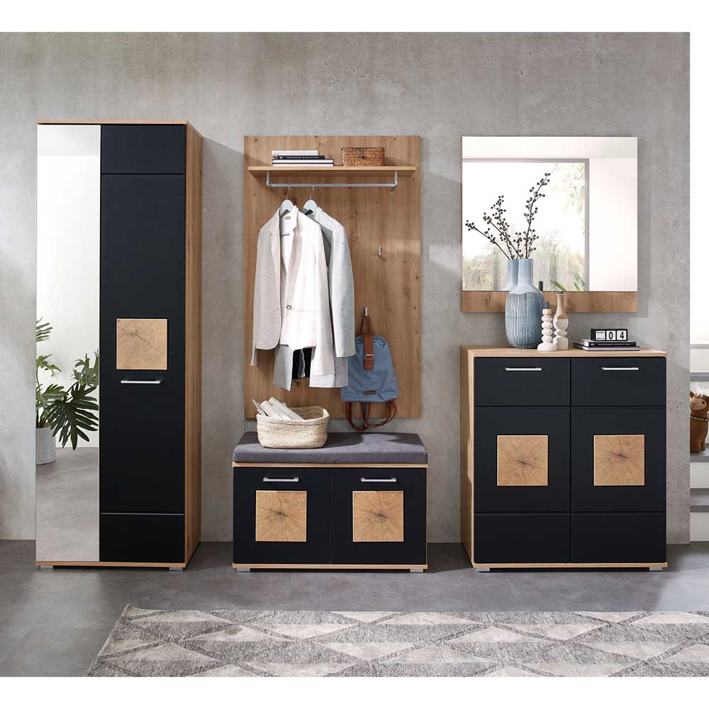 Flureinrichtung Komplettset modern - Zelio (fünfteilig)