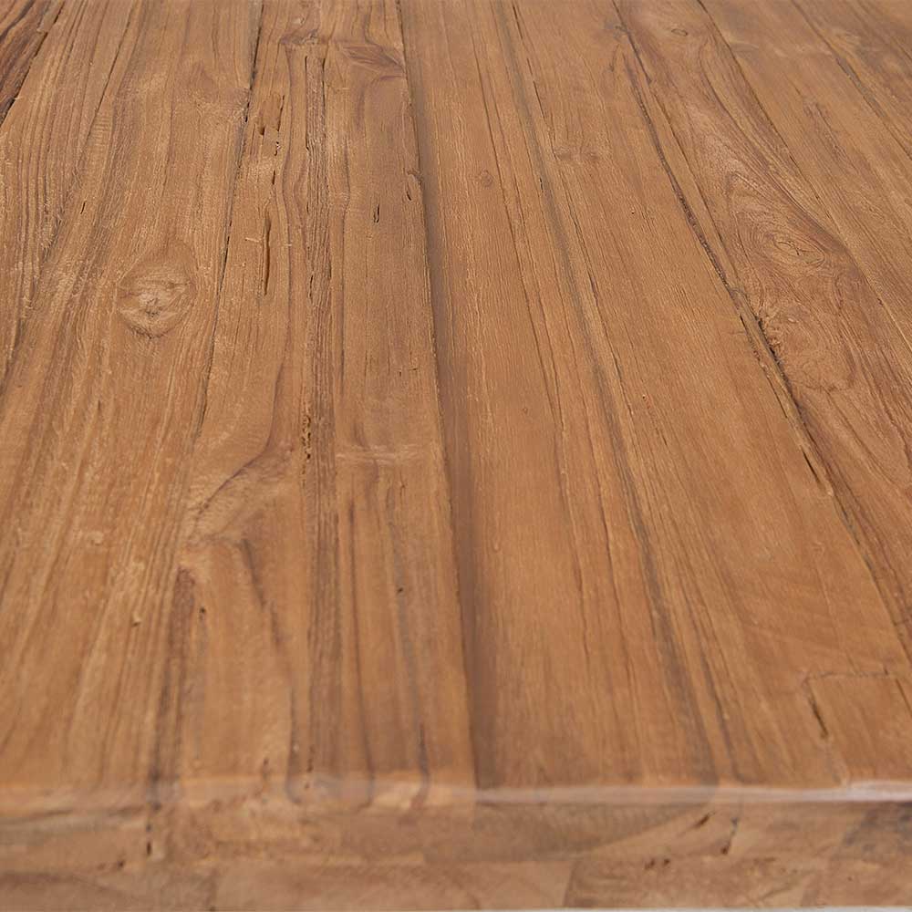 Design-Esstisch aus Altholz Teak - Canarie