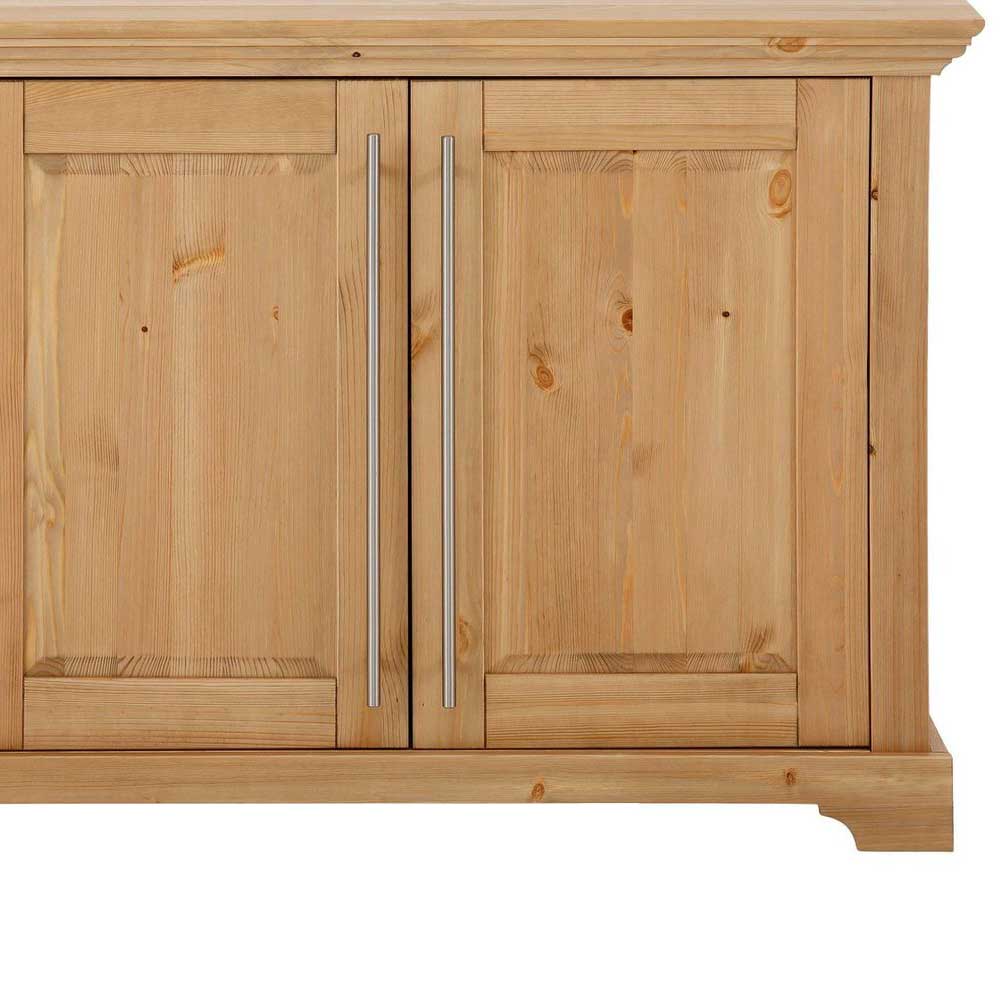 Sideboard mit vier Türen aus Kiefer massiv - Noellisa