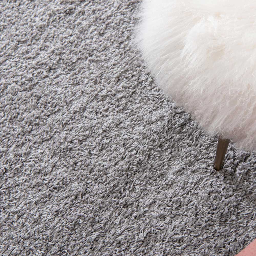 Teppich mit Hochflor in Hellgrau - Sirias