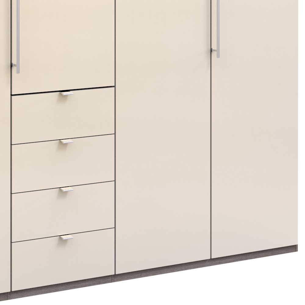 Kleiderschrank in Creme glasbeschichtet - Four