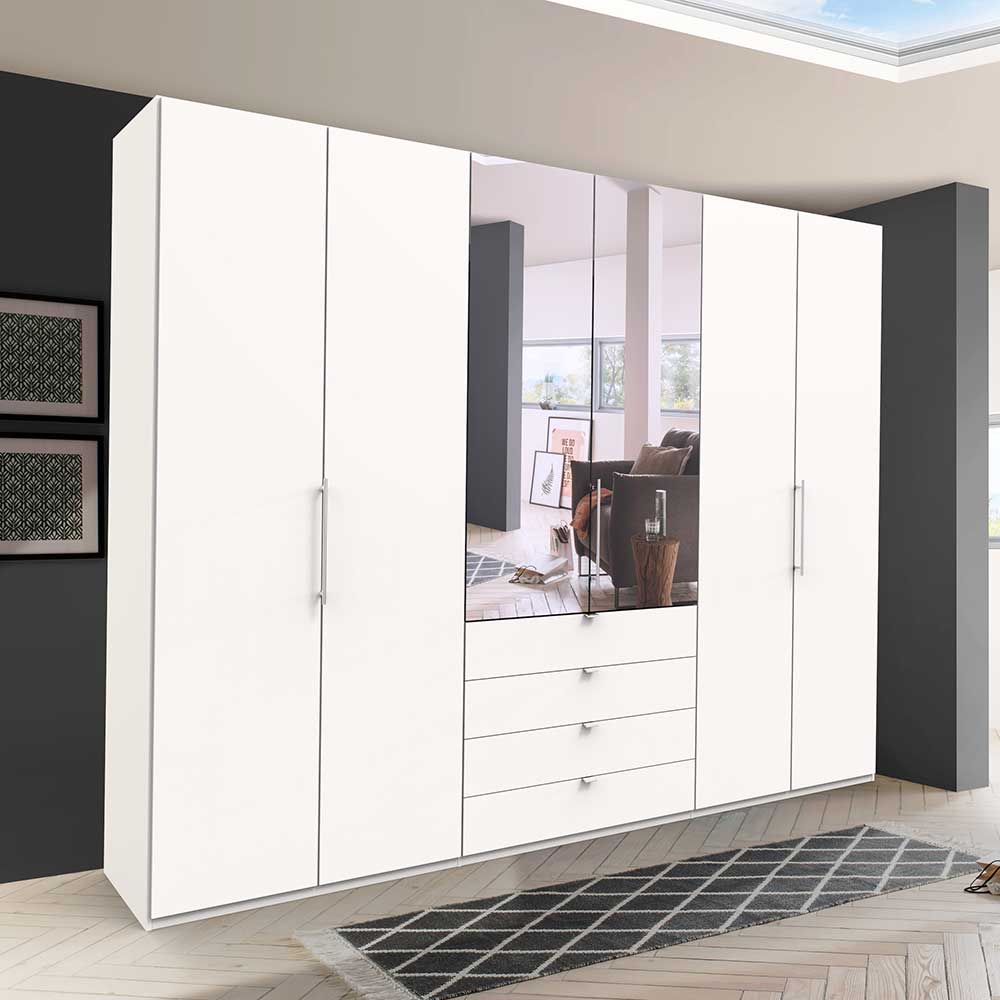 Schlafzimmer-Kleiderschrank mit Gleittüren & Schubladen - Donpiave