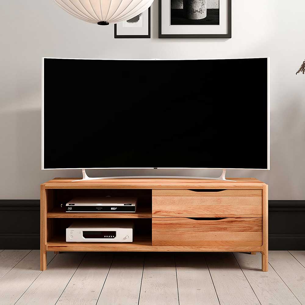 TV Board mit zwei Fächern und zwei Schubladen - Lana
